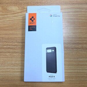 Spigen Google Pixel 8 Case‎ [Liquid Air] Shockproof Cover Matte Black ACS06274